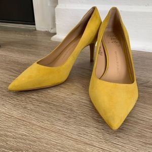 Mustard Yellow Pumps